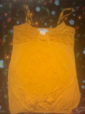 Marciano Mustard Yellow Spaghetti Strap Camisole